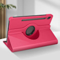 Pikkukuva 3 / 6: Foliokotelo Samsung Tab S9 FE:lle Pyörivä jalusta Vaaka Pysty Fuksia Rosa