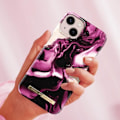 Miniatyrbillede 3 af 5: iPhone 13 cover Marmored Luxury Ultra Tynd Golden Ruby Marble iDeal of Sweden Rose