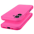 Miniatyrbild 2 av 6: Fodral till iPhone 16 Plus - AVIZAR - Halvstyvt mjukt anti-fingeravtryck Fuchsia Rosa