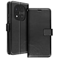 Miniatyrbillede 1 af 5: Etui til Redmi Note 14 Pro og 14 Pro Plus Tegnebog med Håndledsrem Mayaxess Sort Svart
