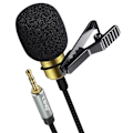 Miniatyrbillede 1 af 2: Micro Cravate til smartphone 3.5mm - 2m - LinQ - Sort