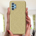 Pikkukuva 4 / 4: Suojakuori - Samsung - Galaxy A32 - Kimallus - Silikoni - Iskunkestävä Guld