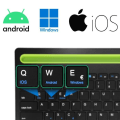 Miniatyrbillede 3 af 5: Trådløst tastatur - LinQ - QWERTY - Kompatibel med iOS/Android/Windows - Genopladelig USB-C - Plug and Play