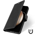 Miniatyrbillede 4 af 5: Taske til Samsung Galaxy S24 FE Håndledsrem Flip Stand Wallet Sort Svart