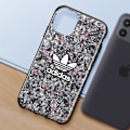 Miniatyrbillede 3 af 5: Silikonetui til iPhone 12 Blomstermønster forhøjede kanter Adidas Multicolor