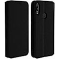 Miniatyrbillede 1 af 4: Housse - AVIZAR - Honor 8A / Huawei Y6 2019 - Folio Portefeuille Etui - Øko-læder - Sort Svart