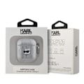 Miniatyrbillede 3 af 3: Coque til AirPods 1/2 Choupette Gavlert Karl Lagerfeld Sølv Grå