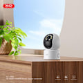 Miniatyrbild 3 av 4: Inomhus WiFi-kamera 340° roterande med LED-belysning och människodetektering NO NAME Vit Vit