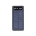 Pikkukuva 3 / 4: Aurinkovaravirtalähde - SETTY - 10000mAh - 4 Kaapelia Mukana - USB-A, USB-C, micro-USB - Musta Svart
