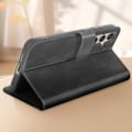 Pikkukuva 3 / 5: Kotelo Samsung S24 Plus Flip Card/Cash Holder Video Support Musta Svart