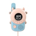 Miniatyrbillede 2 af 5: Walkie talkie til børn - TECHKIDS - Mouh-mouh-model - Baggrundsbelyst LCD-skærm - 8 kanaler - 10 toner Beige
