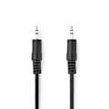 Miniatyrbillede 2 af 4: Nedis Audio kabel mini jack stereo (M) til mini jack stereo (M) 10 m sort rund