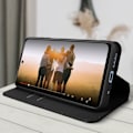 Miniatyrbild 4 av 4: Foliofodral AVIZAR för Xiaomi Redmi 10 - Svart - Videostöd funktion - Fullständigt skydd Svart