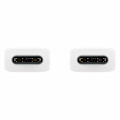 Miniatyrbillede 3 af 6: Hurtig opladningskabel, 2x Type-C, 5A, 1m - Samsung - Hvid