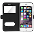 Miniatyrbillede 4 af 4: iPhone 6/iPhone 6S-etui - MÆRKE - Klapetui - Øko-læder - Sort - Støttefunktion Svart