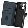 Pikkukuva 2 / 5: AVIZAR kotelo Blackview Wave 6C:lle - Rannehihna Flip Lompakkotuki - Midnight Blue Blå