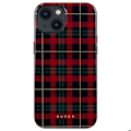 Pikkukuva 1 / 2: iPhone 14 Iskunkestävä Kuori Tartan Tyylikäs Kohotetuilla Reunoilla