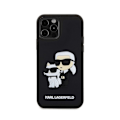 Miniatyrbillede 3 af 6: 3D Cover Karl og Choupette til iPhone 12/12 Pro Elegant Beskyttelse Karl Lagerfeld Sort Svart