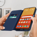Miniatyrbillede 3 af 5: AVIZAR Wallet Case til Xiaomi Poco M4 Pro 4G - Midnight Blue - Video Support funktion Nattblått
