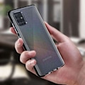 Miniatyrbild 6 av 6: Coque Galaxy A51 Skydd Flexibla Förstärkta Hörn Akashi Svart Svart