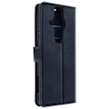 Miniatyrbillede 2 af 5: Sony Xperia Pro 1 Case Wallet Video Support Magnetisk fane midnatsblå Midnattsblå