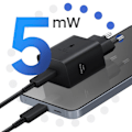 Pikkukuva 3 / 5: USB-C 45W Power Delivery Laturi Samsung Musta Svart