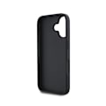 Miniatyrbillede 2 af 6: Coque matelassée PU til iPhone 16 med luksuriøst design fra Karl Lagerfeld i sort Svart