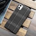Miniatyrbild 3 av 5: Coque - AVIZAR - Rugged Shield - Mönsterrelief - Svart - Förstärkt skydd Svart