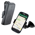 Miniatyrbillede 1 af 4: Pak Kit solskærm Bluetooth KX1 + Montering Holder til Forruden Avizar