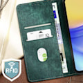 Miniatyrbillede 3 af 6: Smartphoneetui - AVIZAR - Samsung Galaxy A15 5G - RFID-beskyttelse - Fleksibel - Fyrgrøn Grön