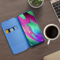 Miniatyrbillede 3 af 4: Housse - Samsung - Galaxy A40 - Portefølje - Sort - Hardt Covers - Standby Svart