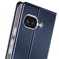 Miniatyrbild 4 av 5: Étui för Google Pixel 9a Satinéffekt Kortfäste Video Ställ Dux Ducis Mörkblå Blå