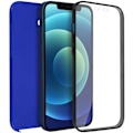 Pikkukuva 1 / 4: Kuori - Apple - iPhone 12 Mini - Kovaa Takasuojaa - Pehmeää Etusuojaa - Sininen Blå