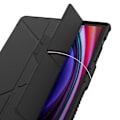 Pikkukuva 3 / 6: Iskunkestävä kotelo Samsung Tab S9 Ultra Flip Multi-Angle Support Nillkin Blackille Svart