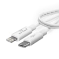 Pikkukuva 1 / 4: USB Type C - Lightning Power Delivery 20W Lataus ja Siirto Valkoinen - AVIZAR - 1m - Silikoni