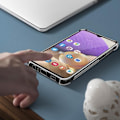 Miniatyrbild 3 av 4: Skyddspaket för Samsung Galaxy A32 5G mjukt fodral + genomskinligt härdat glas
