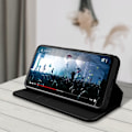 Miniatyrbild 4 av 4: Housse - AVIZAR - Oppo Reno 4 Z 5G - Ekologiskt läder - Stödfunktion - Svart Svart