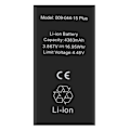 Miniatyrbild 1 av 4: Batteri utan BMS för iPhone 15 Plus 4383mAh - AVIZAR - BAT-BMS-15M - Svart - Lithium Jon - 3,7 V Svart