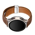Pikkukuva 2 / 5: Rannekoru - AVIZAR - Galaxy Watch 5/5 Pro/4 - Nahka - Ruskea magneettinen solki kastanj
