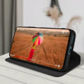 Pikkukuva 4 / 5: AVIZAR Lompakkokotelo Xiaomi Poco M4 Pro 4G:lle - Musta - Videotukitoiminto Svart