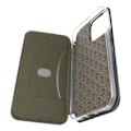 Miniatyrbild 1 av 5: AVIZAR iPhone 14 Pro Max Fodral - Flip Card Hållare Video Support - Svart satinfinish Svart