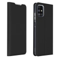 Miniatyrbillede 1 af 4: Cover til Samsung M51 - DUX DUCIS - Kortholderetui - Øko-læder - Sort - Blød Svart