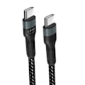 Miniatyrbillede 2 af 5: USB-C til USB-C strømforsyningskabel 60W hurtigopladningslængde 1,8 m LinQ Sort