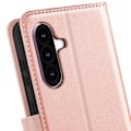 Pikkukuva 4 / 5: Samsung Galaxy A56 Lompakko Kotelo Rannehihnalla Mayaxess Vaaleanpunainen Kumpulalakka Rosa