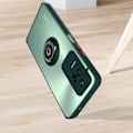 Miniatyrbillede 4 af 5: Xiaomi Poco F4 5G Case Bi-materiale Metal Ring Video Support grøn