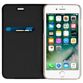 Miniatyrbillede 3 af 4: iPhone 7 / 8 Cover - AVIZAR - Ultra-tynd Pung Etui - Øko-læder - Sort - Stødbeskyttelse Svart