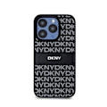 Miniatyrbillede 3 af 6: DKNY Læder Mono Stripe & Metal Logo - iPhone 15 Pro Cover (sort)