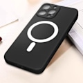 Miniatyrbild 3 av 4: MagSafe-fodral - Apple - iPhone 13 Pro Max - Svart - Halvstyv - Effektivt skydd Svart