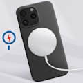 Pikkukuva 4 / 5: Kotelo iPhone 15 Prolle MagSafe Anti-fall Mate Force Case Musta Svart