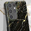 Miniatyrbillede 4 af 5: Taske til Samsung S21 Ultra Marbled Luxury fine Port Laurent Marble iDeal of Sweden Sort / Guld